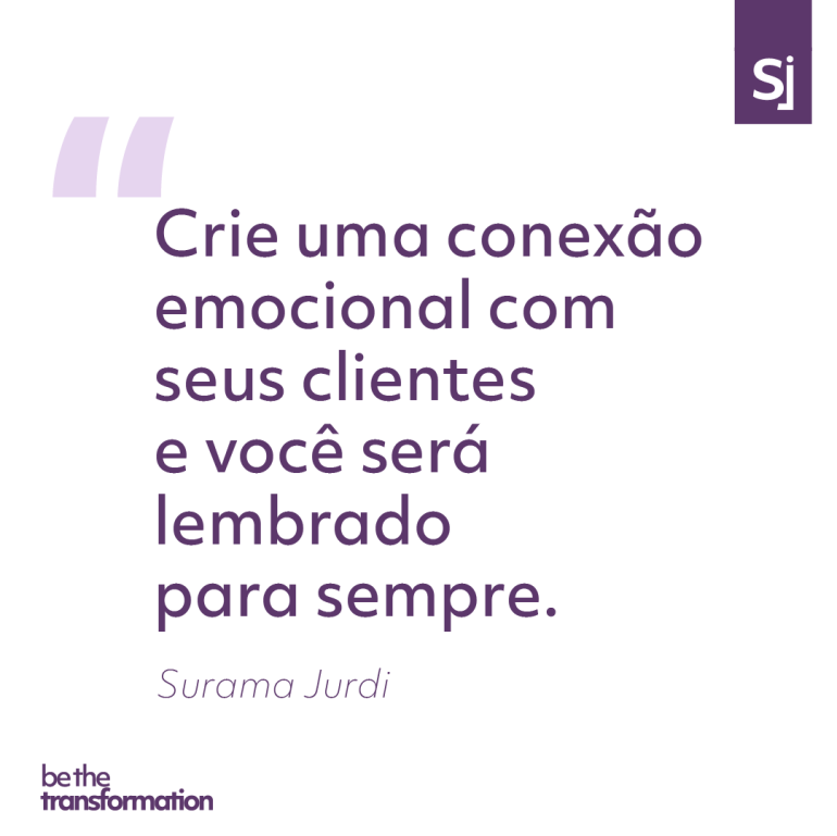 "Crie uma conexão emocional com seus clientes e você será lembrado para sempre." - Surama Jurdi #suramajurdi, #frase, #Liderança, #educação, #educaçãoempresarial, #mentora, #palestrantemotivacional, #bussinessinovation, #customerexperience, #motivação, #inspiração, #ConexãoEmocional, #DesignMemorável, #EmoçõesnoDesign, #ExperiênciaDoCliente