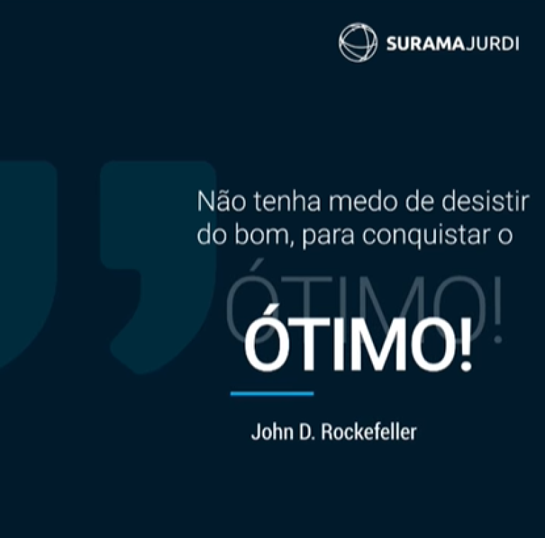 Não tenha medo de desistir do bom John D. Rockefeller - Pensador